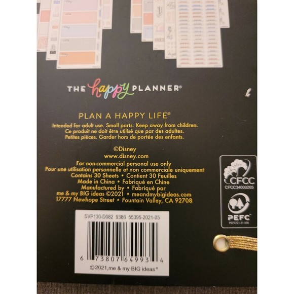 NEW the Happy Planner Disney Princess ELEGANCE MINI Value Pack Stickers 660 Pcs. - Picture 3 of 7